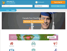 Tablet Screenshot of anunico-ca.com